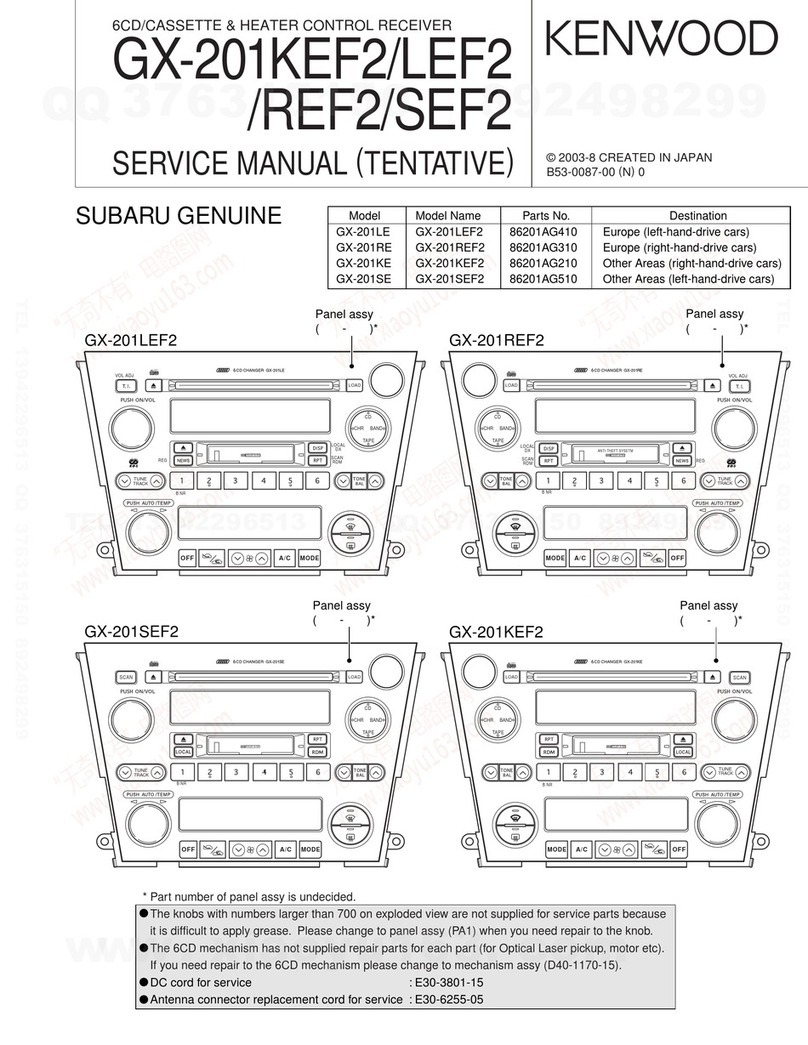 Kenwood GX-201KEF2 Service manual