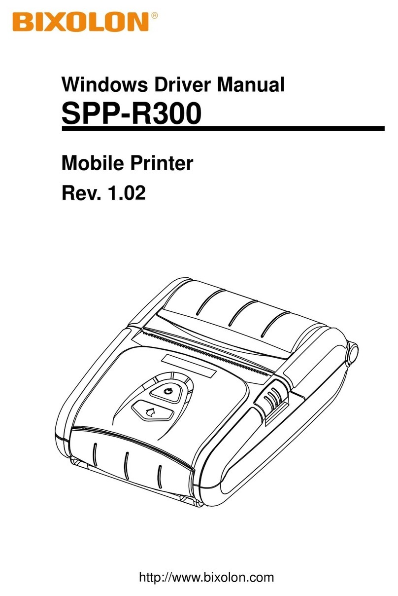 BIXOLON SPP-R300 Installation and operation manual