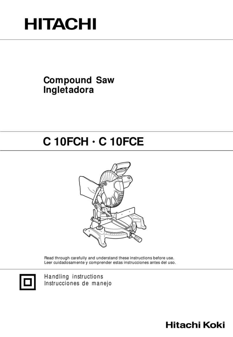 Hitachi C10FCH User manual Hitachi C10FCH User manual