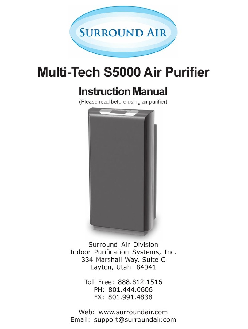 Surround Air Multi-Tech S5000 instruction manual