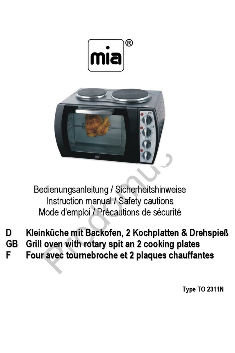 MIA TO 2311N Instruction manual/safety cautions