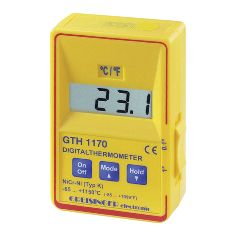 GREISINGER gth 1170 User manual