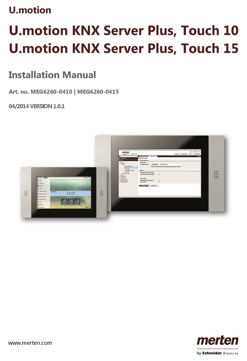 merten MEG6260-0410 installation manual