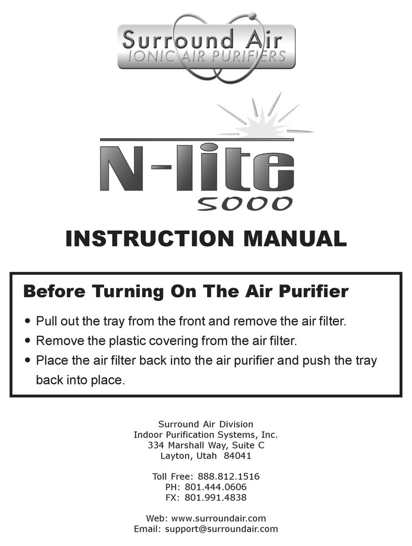 Surround Air N-lite 5000 instruction manual