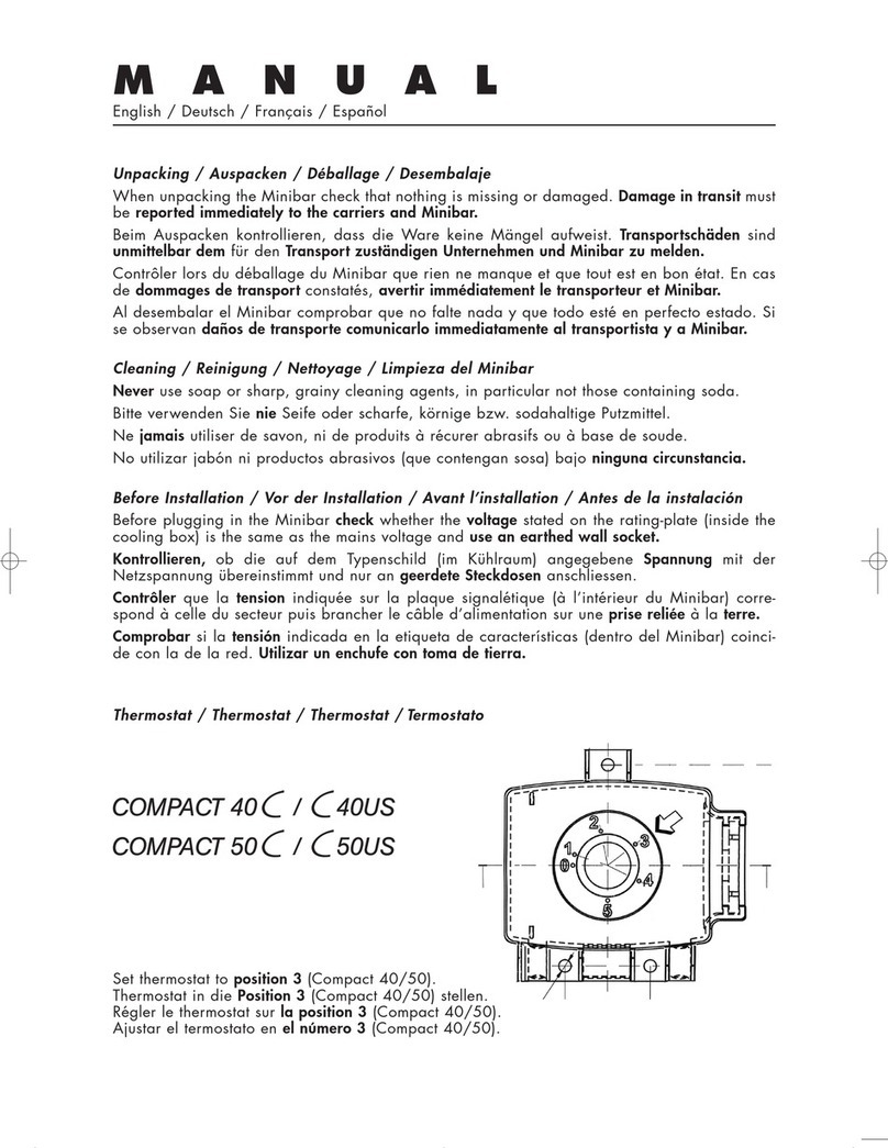 Minibar Systems Compact 40C manual