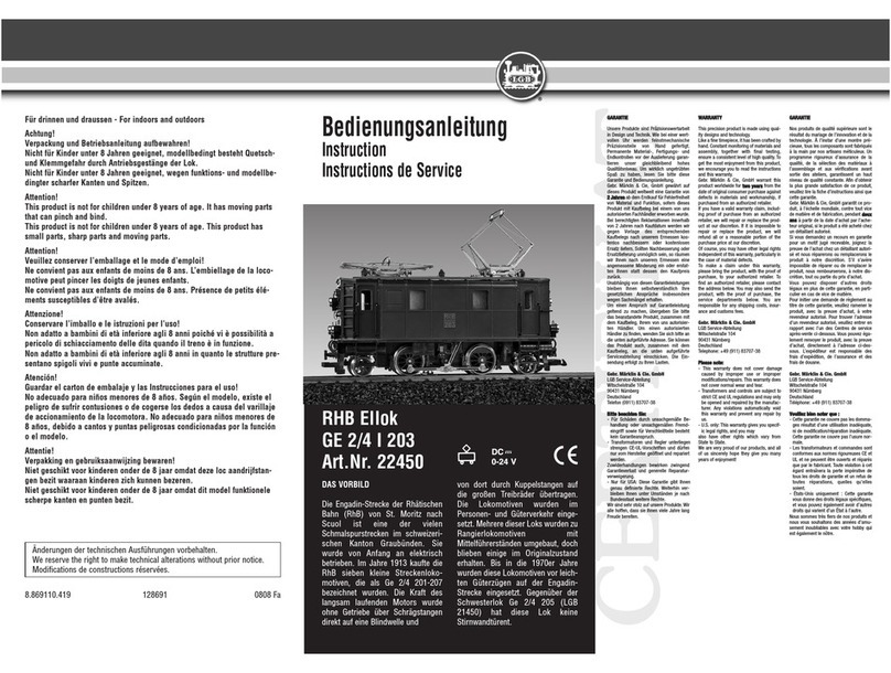 marklin 22450 User manual