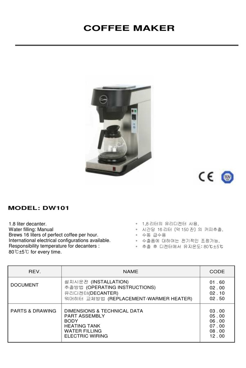 DAONE DW101 operating instructions