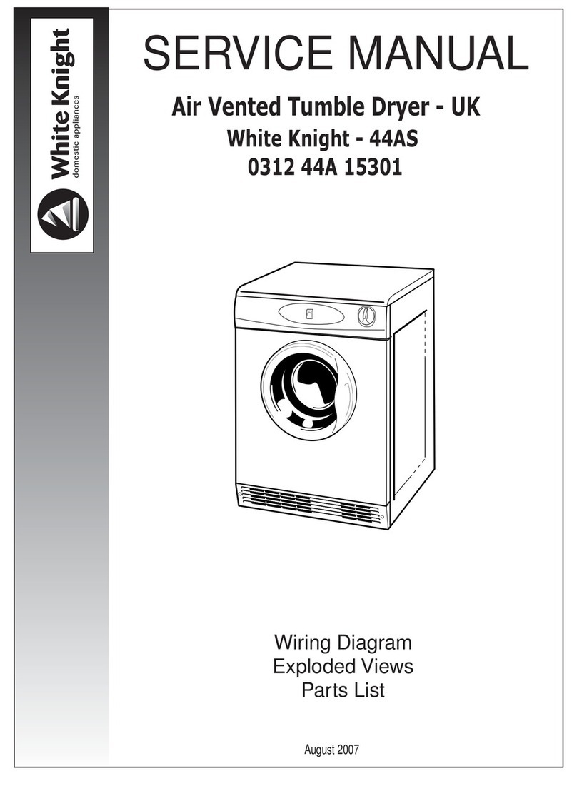 White Knight 44AS Service manual