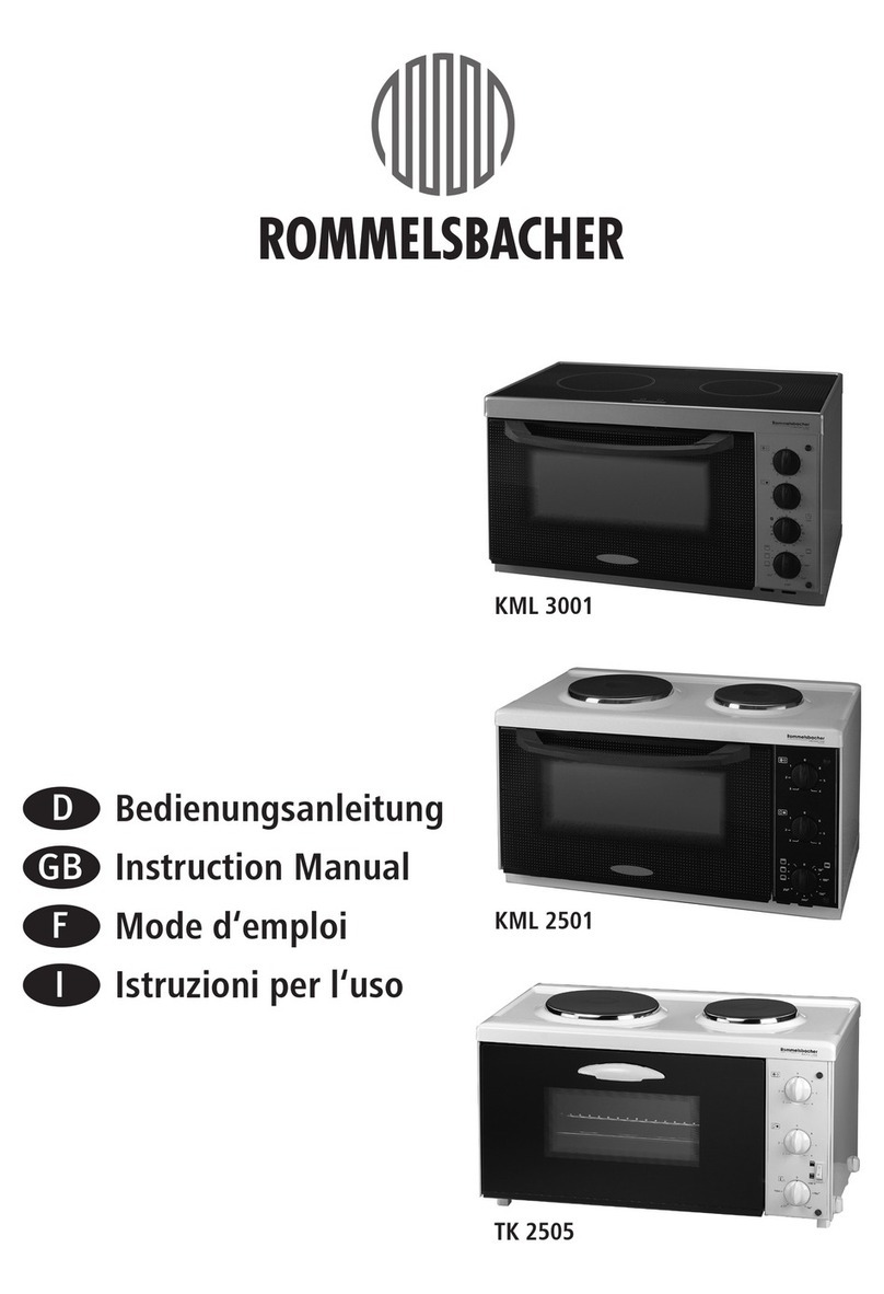 Rommelsbacher KML 2501 instruction manual