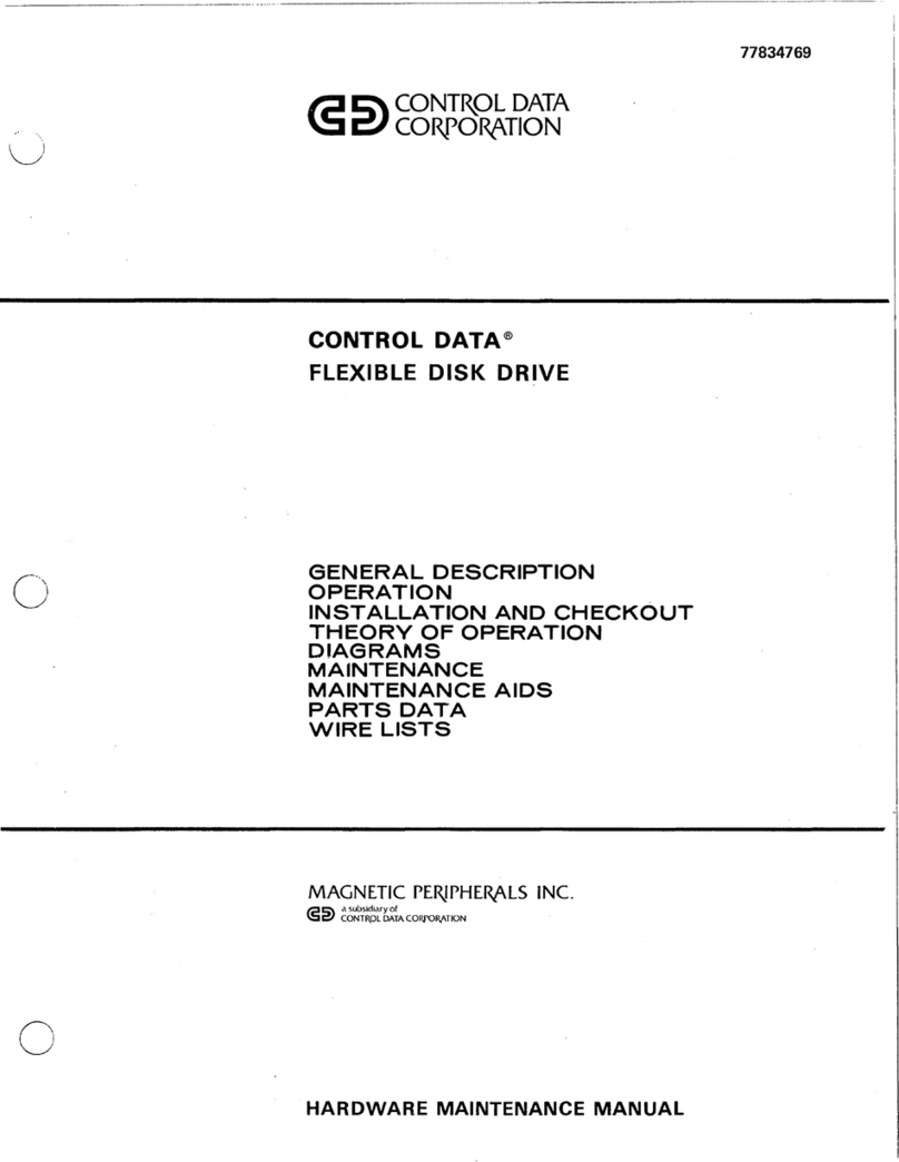 Control Data Corporation BR8 SERIES Hardware Maintenance Manual