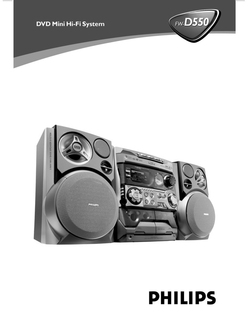 Philips FW-D550 User manual