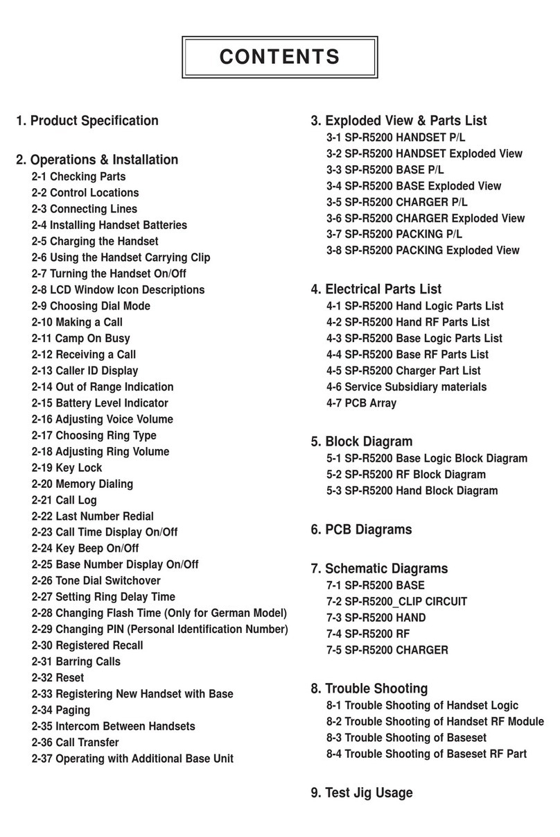 Alcatel SP-R5200 Operations & installation guide