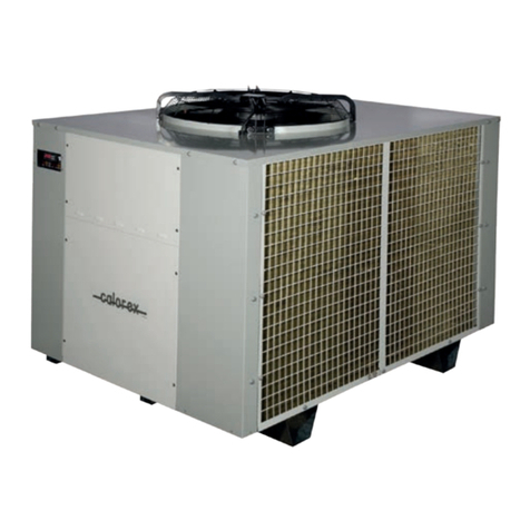Calorex Pro-Pac 30 Quick start guide