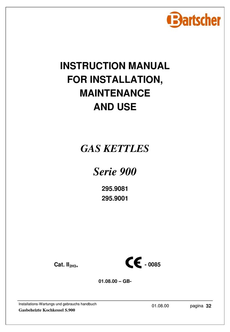 Bartscher 900 SERIES User guide