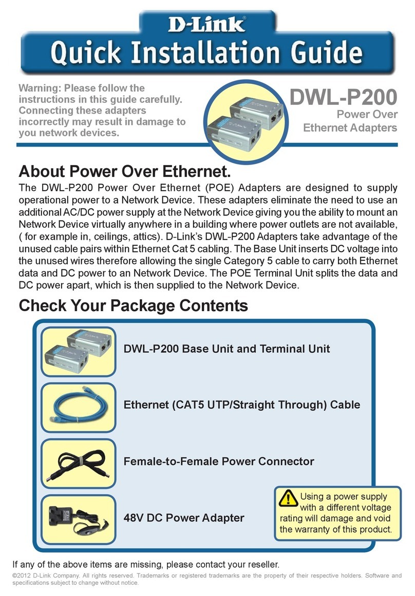 D-Link DWL-P200 User manual