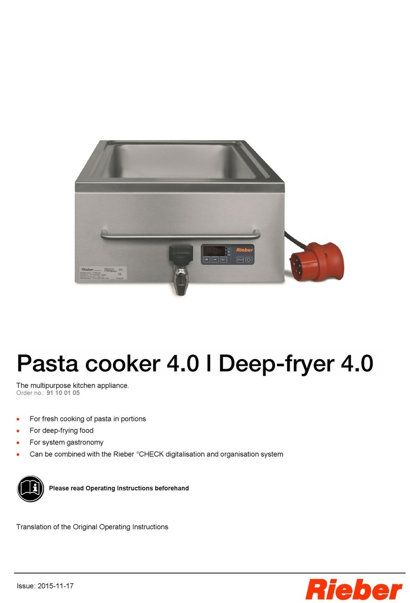 Rieber PASTA COOKER 4.0 Quick guide