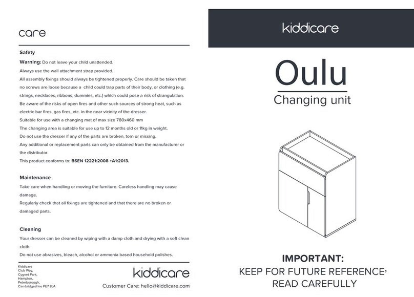 Kiddicare Oulu User manual Kiddicare Oulu User manual
