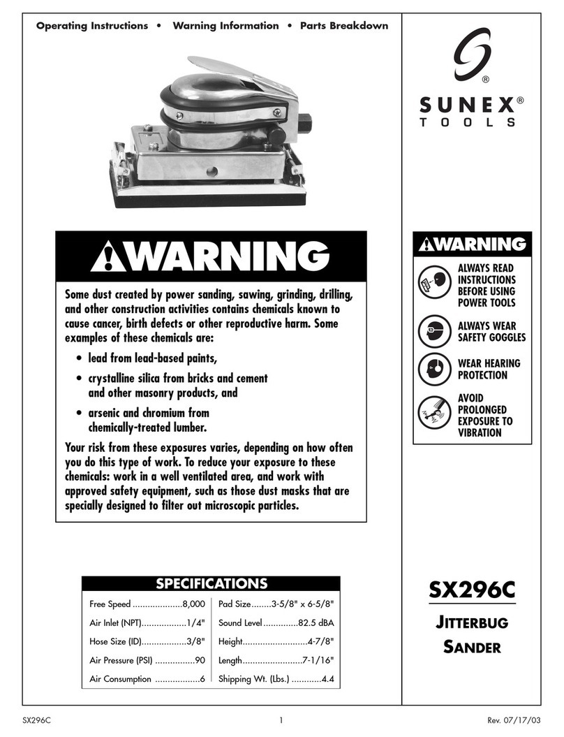 Sunex Tools SX296C User manual Sunex Tools SX296C User manual