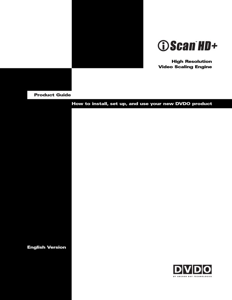 DVDO iScan HD+ Product guide