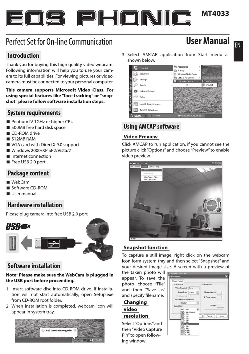 MediaTech EOS PHONIC MT4033 user manual