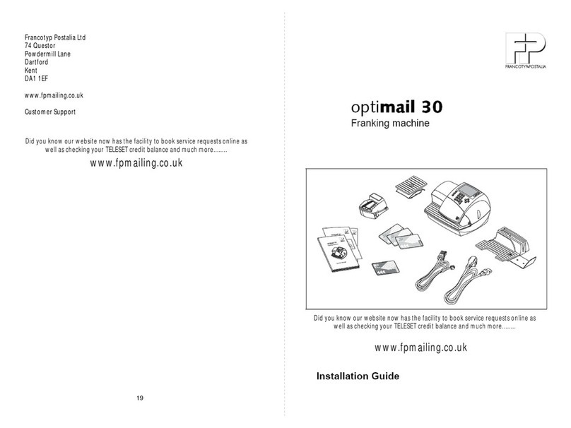 Francotyp-Postalia optimail 30 installation guide