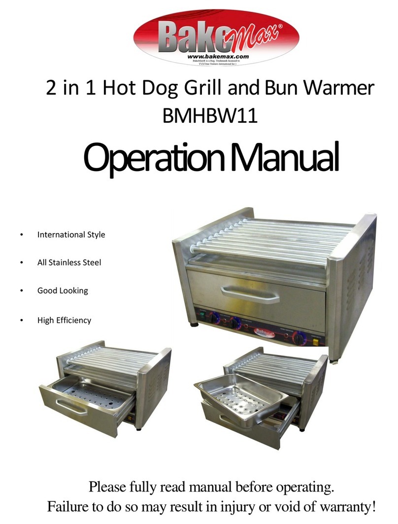 Bake Max BMHBW11 Operation manual