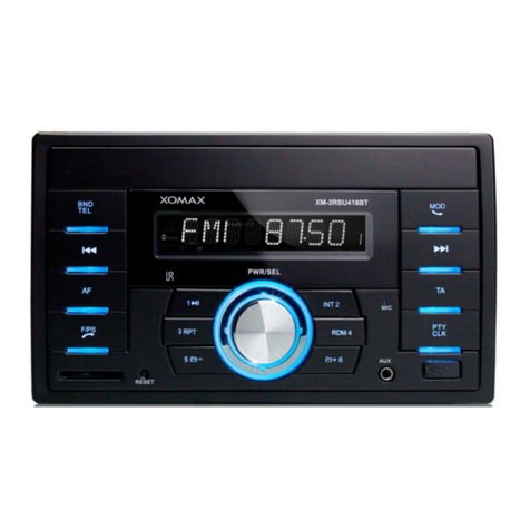 Xomax XM-2RSU418BT User manual