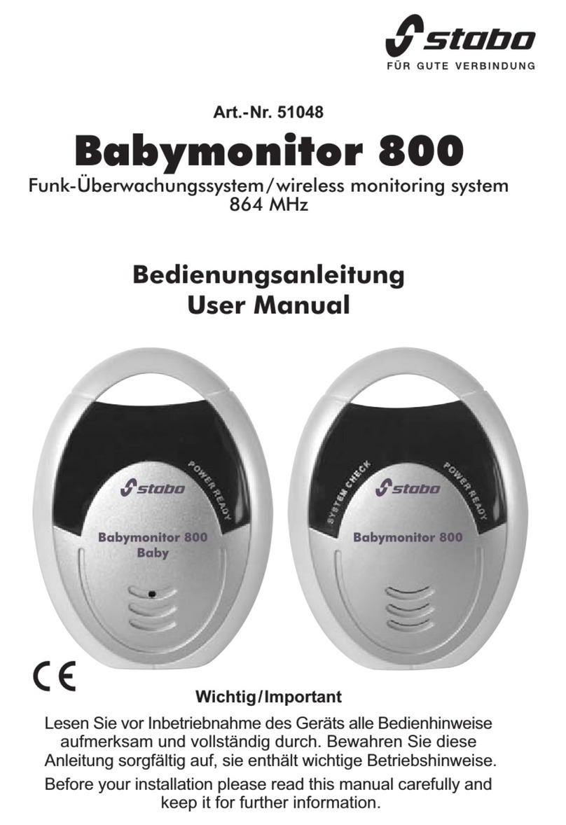 stabo Babymonitor 800 user manual