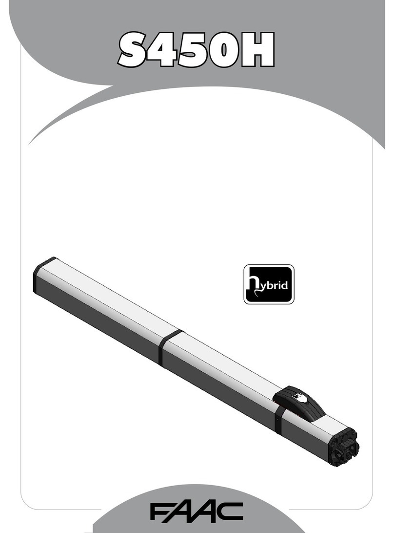 FAAC S450H owner's manual