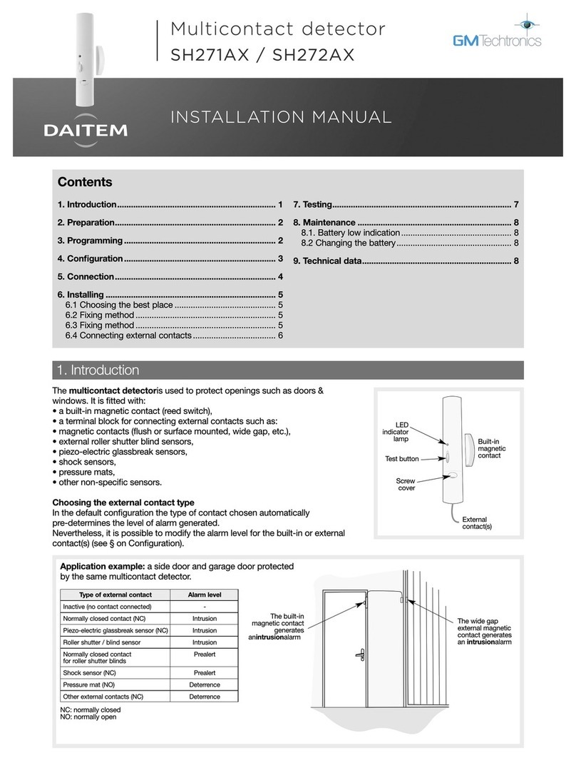 DAITEM SH271AX installation manual