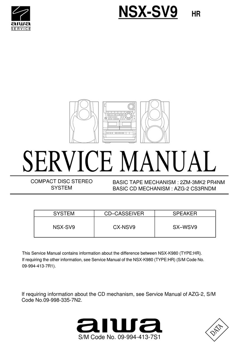 Aiwa NSX-SV9 User manual