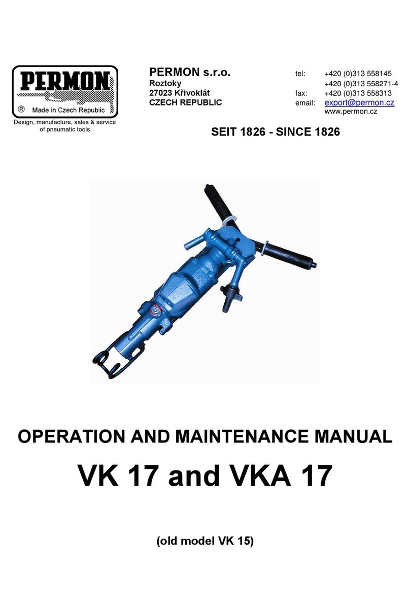 Permon VK 17 Operation and maintenance manual