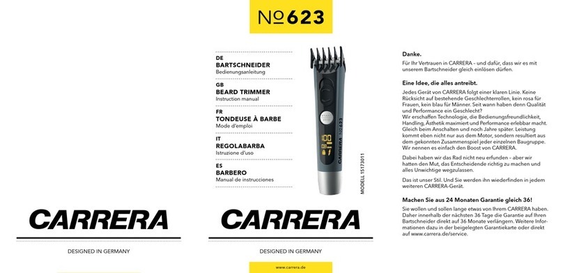 Carrera 623 instruction manual
