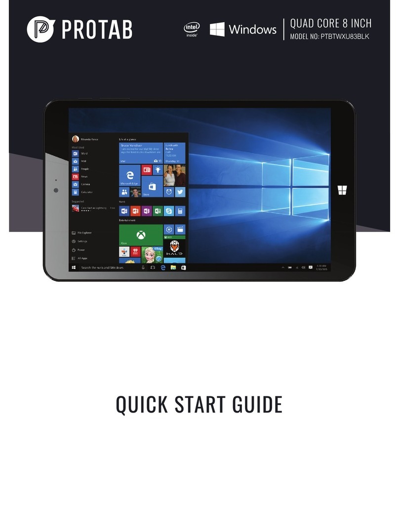 Protab PTBTWXU83BLK User manual