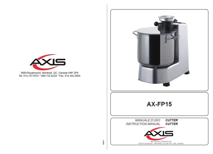 Axis AX-FP15 instruction manual