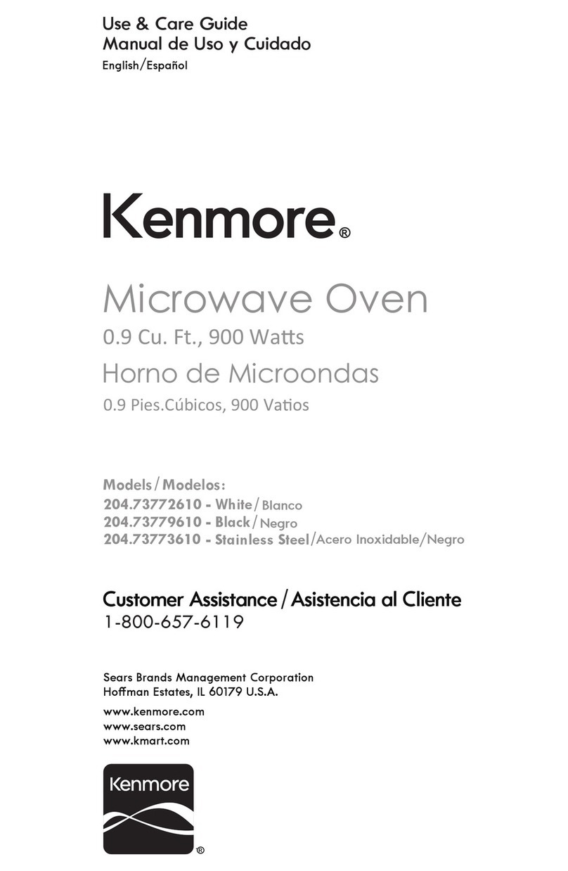 Kenmore 204.73772610 Use & care guide