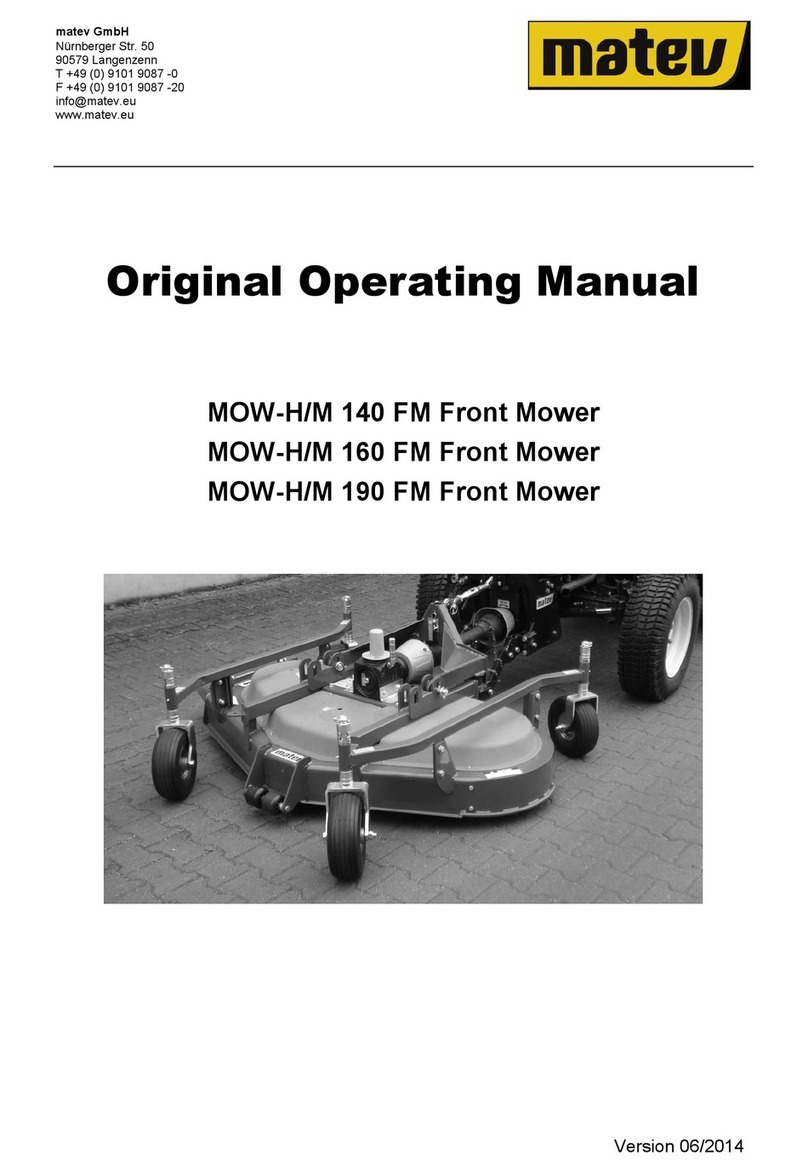 matev MOW-H/M 140 FM Installation instructions