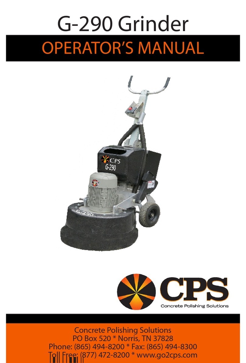 CPS g-290 Operator's manual