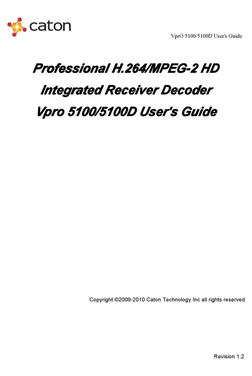 Caton Vpro 5100 user guide