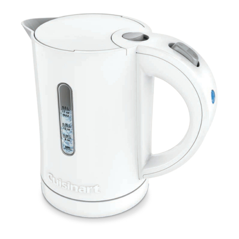 Cuisinart quickettle CK-5 series Instruction booklet