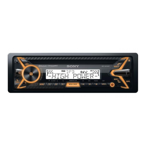 Sony MEX-M100BT operating instructions