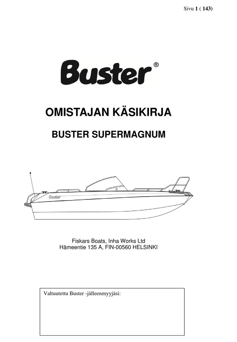 Fiskars Boats BUSTER SUPERMAGNUM owner's manual