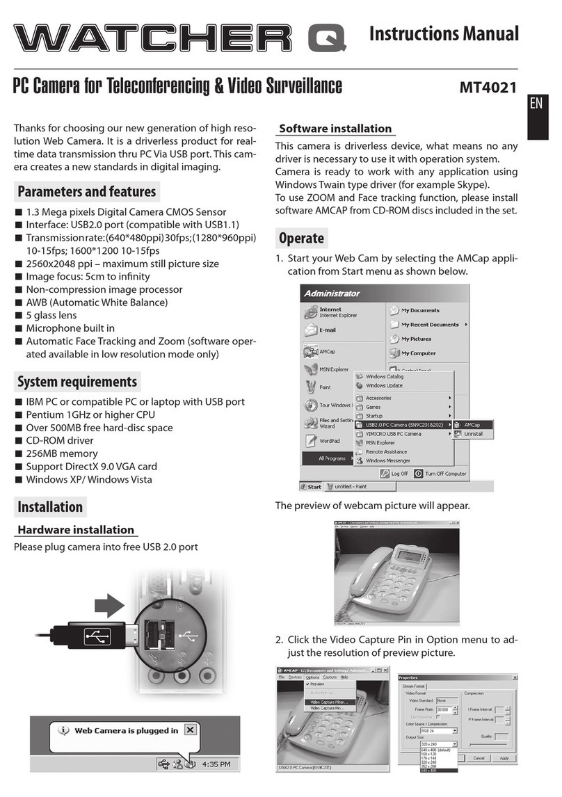 MediaTech MT4021 WATCHER Q User manual