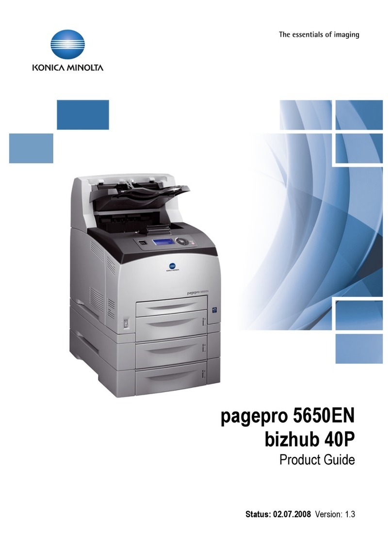 Konica Minolta PAGEPRO 5650EN Product guide