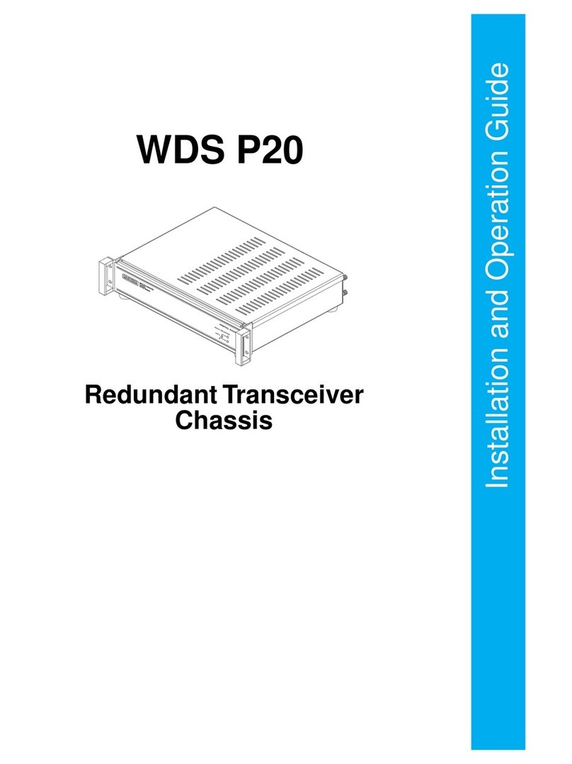 WDS P20 Installation and operation guide