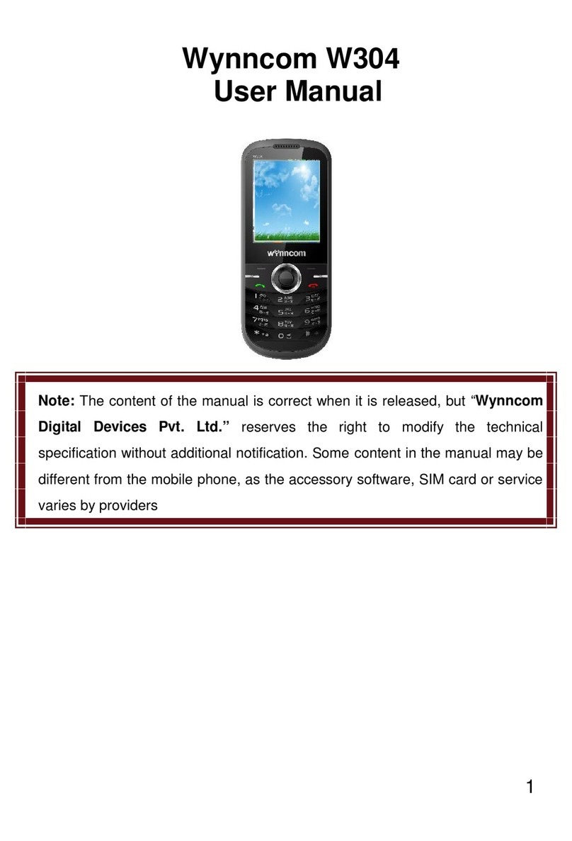 Wynncom W304 User manual Wynncom W304 User manual