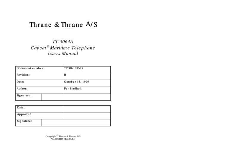 Thrane&Thrane TT-3064A user manual