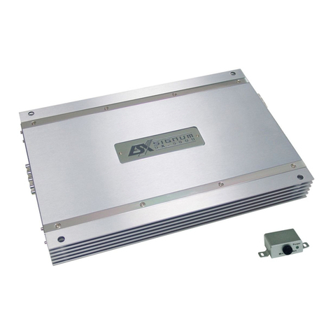 ESX SX-5800 SIGNUM SERIES User manual ESX SX-5800 SIGNUM SERIES User manual