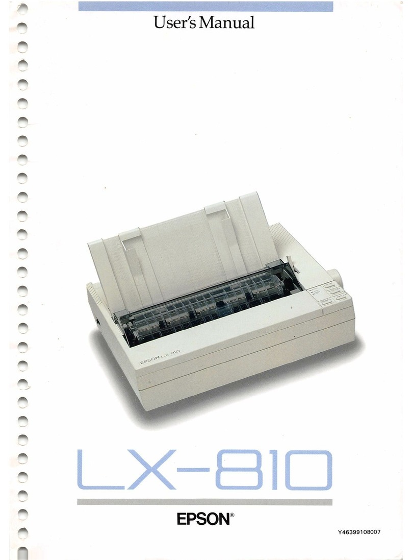 Epson LX-810 User manual