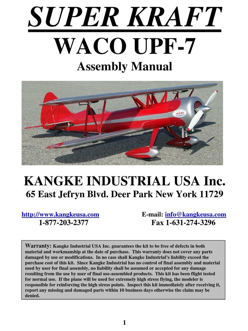 SUPER KRAFT WACO UPF-7 Assembly manual